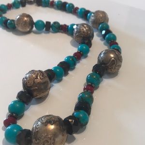 ❤️Necklace hand made by me! Vintage silver